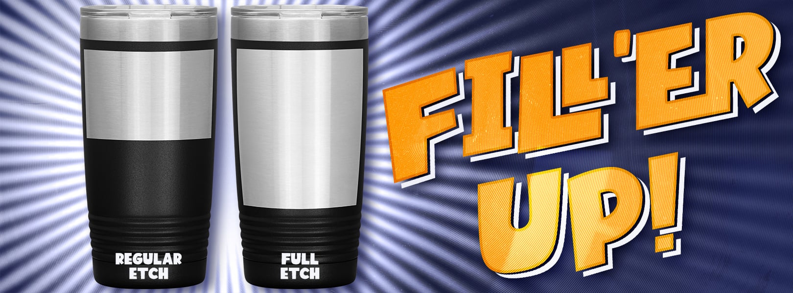 Expanding Horizons: Unveiling the New, Larger Laserable Area Option on Our 20oz Tumblers