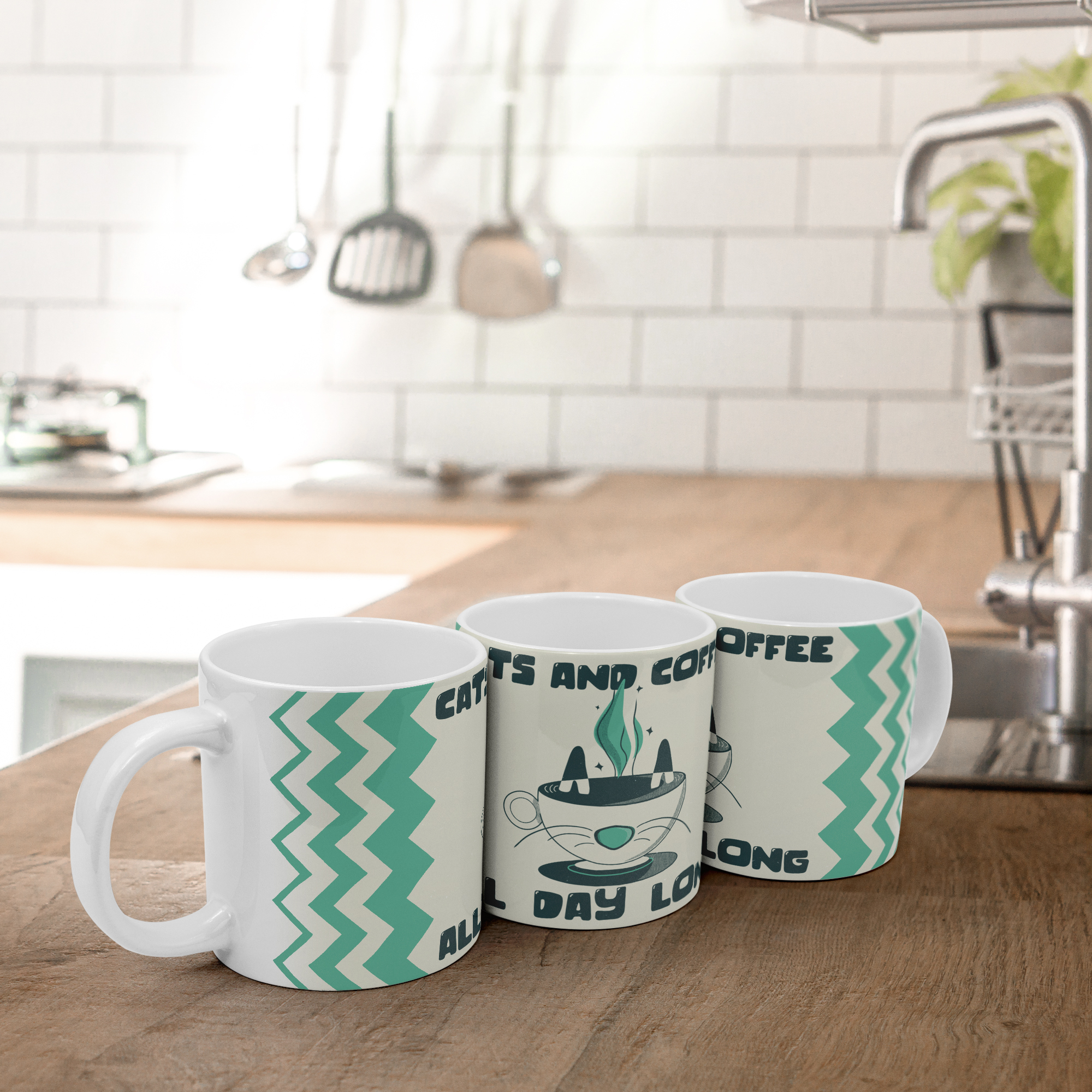 Drink Up In Style With Our Brand New 20oz White Ceramic Mugs