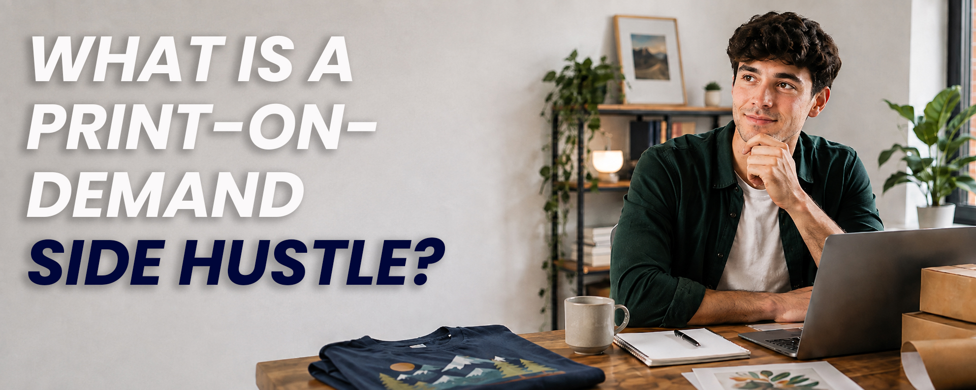 What Is a Print-on-Demand Side Hustle?