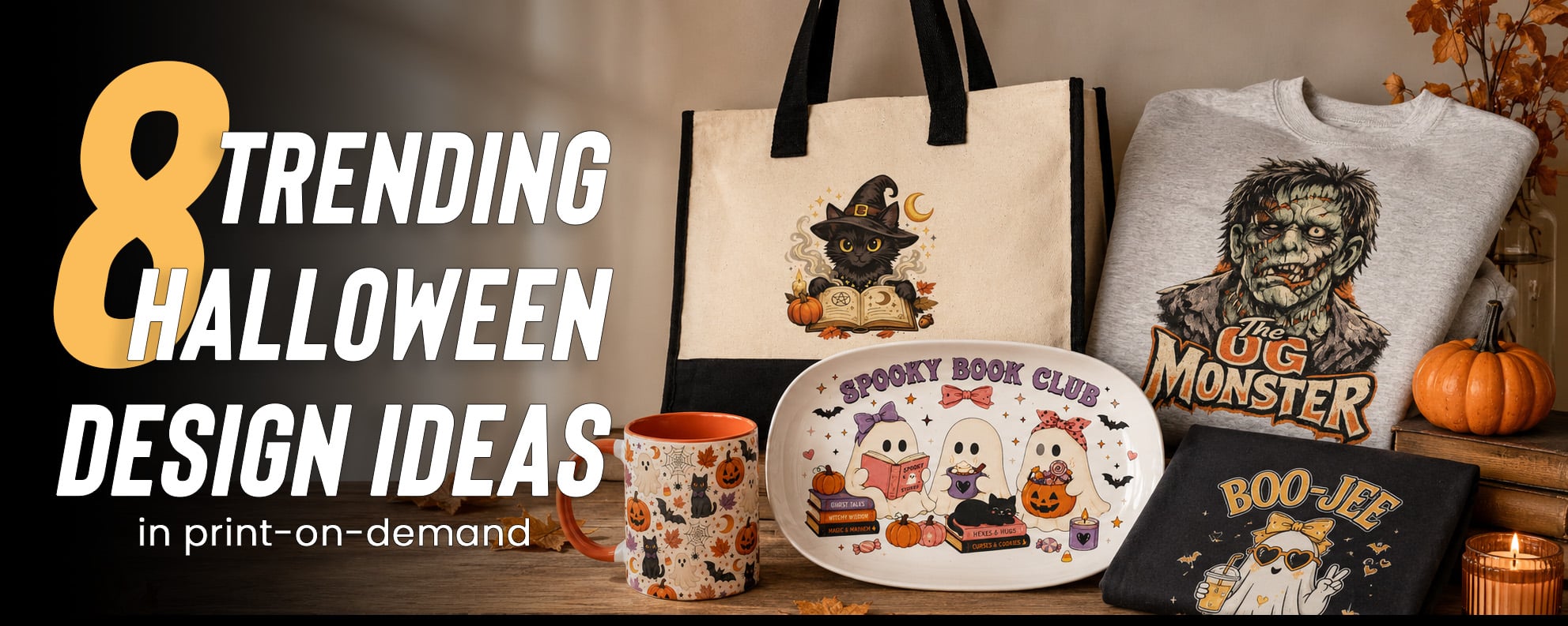 8 Halloween Design Ideas Trending in Print-on-Demand