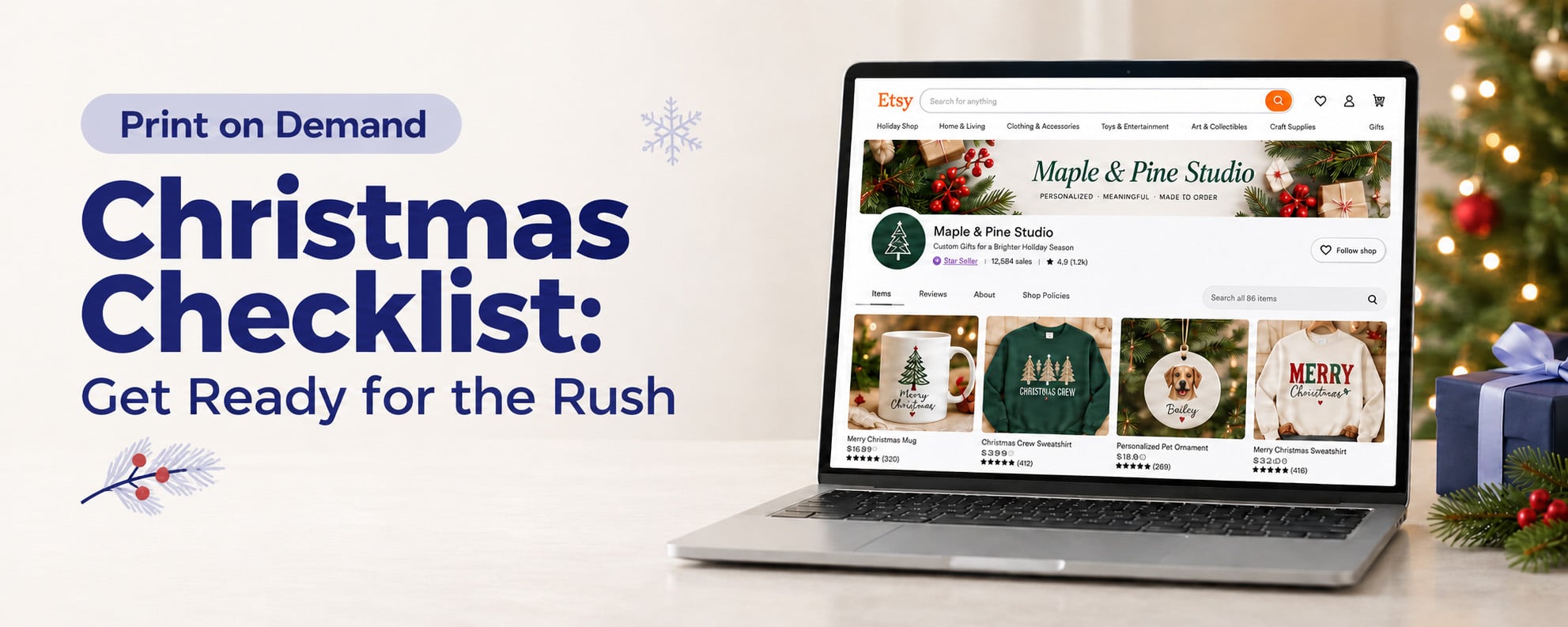 Print on Demand Christmas Checklist: Get Ready for the Rush